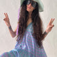Maxi robe hippie sans manches